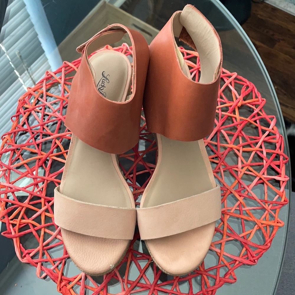 Lucky Brand wedges, new without box.